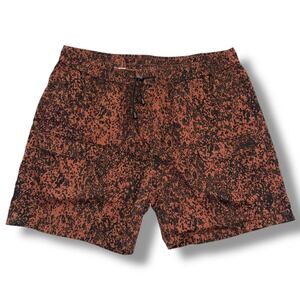 Levis Trail Cargo Shorts Mens XL Brown Black Splatter Wash WaterLess A7652-0005